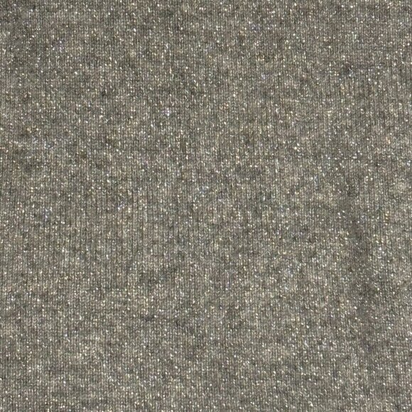 Ann Taylor Cashmere Blend Faux Wrap Sweater Gray Metallic – Size SP - Picture 5 of 9